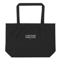 LONGTERM SABOTAGE Large Tote, Black, front