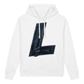 DARK L Hoodie, White, front